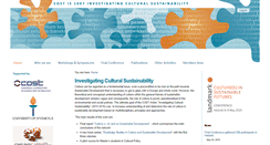 Desktop Screenshot of culturalsustainability.eu