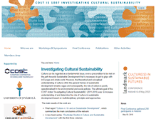 Tablet Screenshot of culturalsustainability.eu